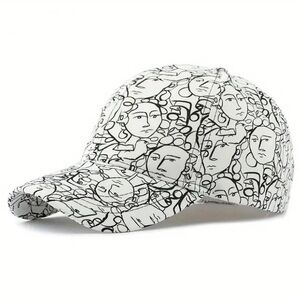 Abstract Grafitti Baseball Cap Hat